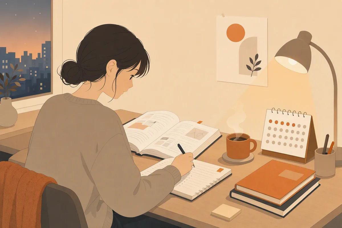 【2026年版】働きながら勉強を続ける5つの方法｜挫折しない学習習慣の作り方